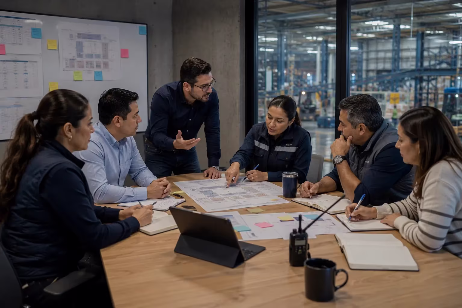 Equipo preparando la implementación de Fortis One en una operación